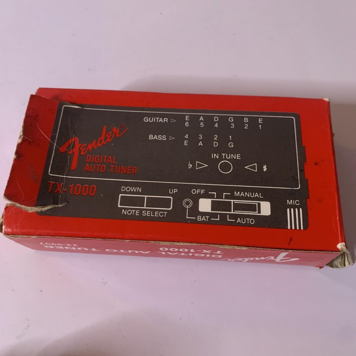 Fender Digital Auto Tuner TX-1000 *Doesn't Turn On For Parts Repair