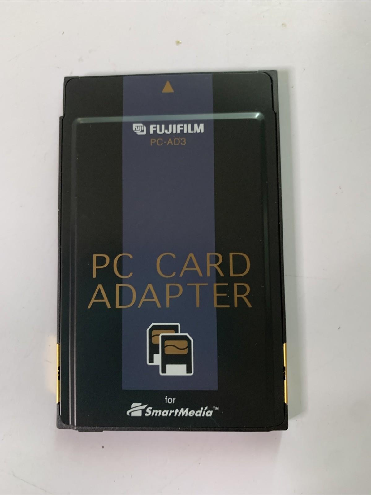 Fujifilm PC Card Adapter PCMCIA For Smartmedia Memory Cards PC-AD3