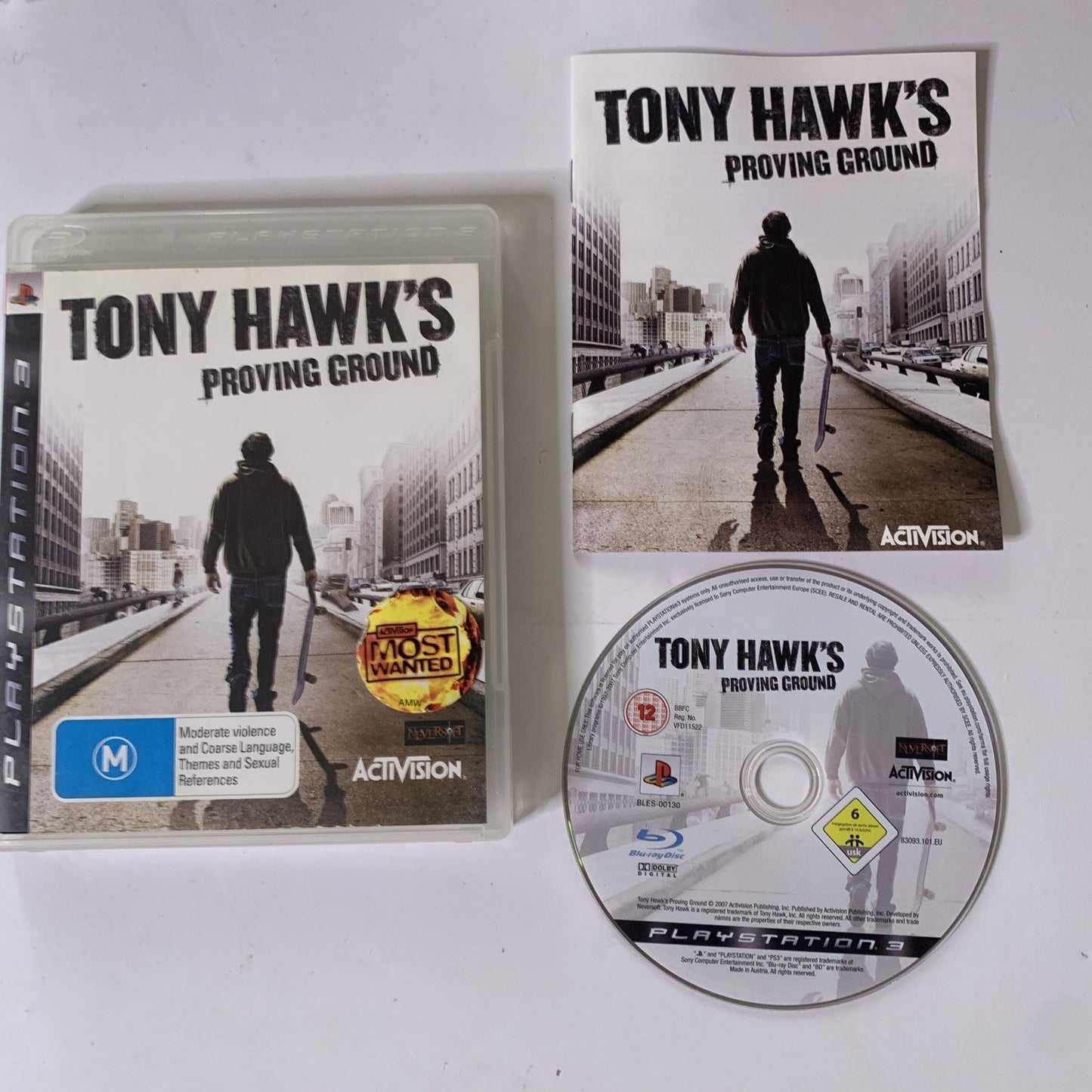 Tony Hawk's: Proving Ground PS3 PlayStation 3 Skateboarding Game Complete
