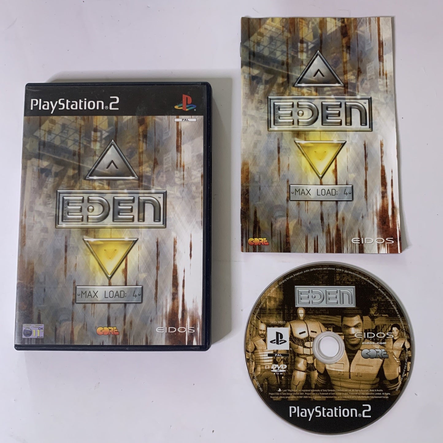Project Eden PS2 Sony PlayStation 2 PAL 2001 Game Complete