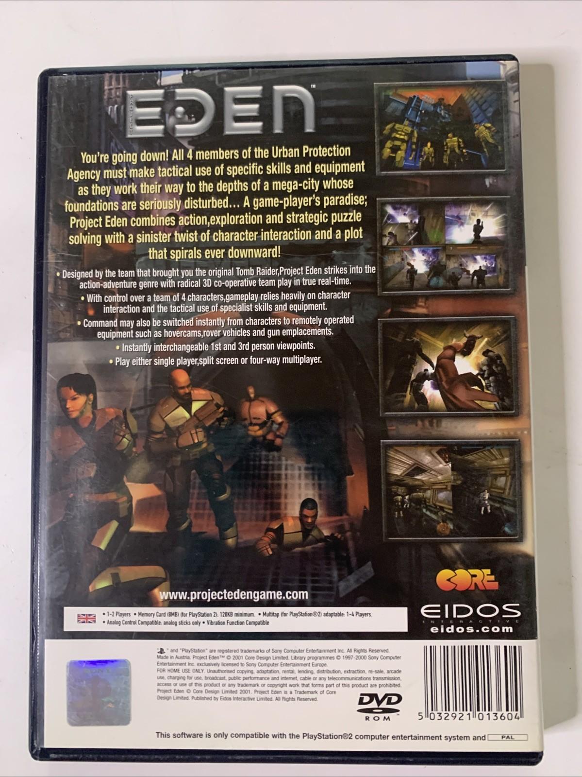 Project Eden PS2 Sony PlayStation 2 PAL 2001 Game Complete