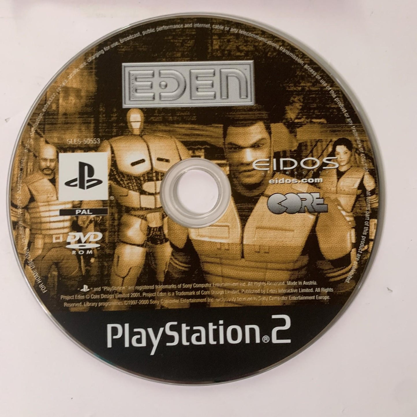 Project Eden PS2 Sony PlayStation 2 PAL 2001 Game Complete