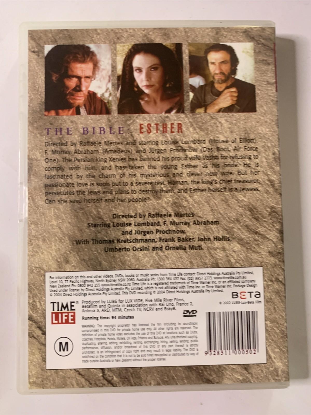 The Bible : Esther (DVD, 1999) Louise Lombard, F. Murray Abraham All Regions