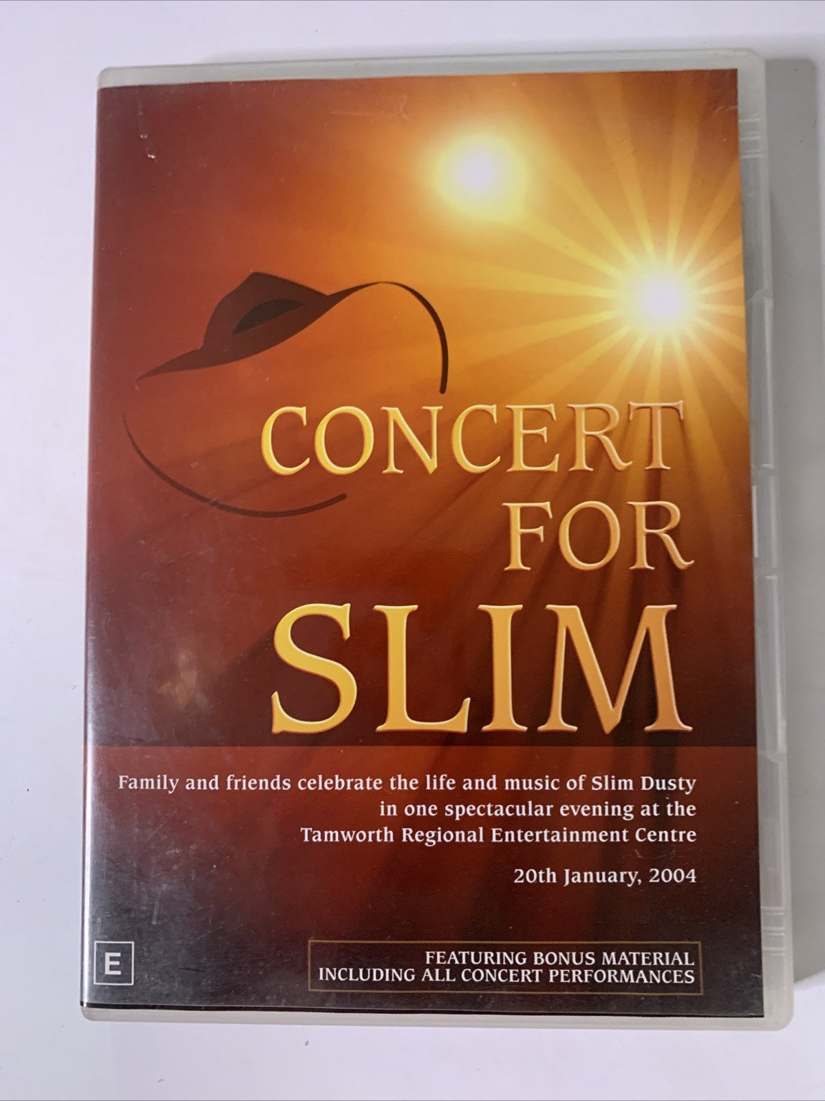 Concert For Slim (DVD, 2004) Slim Dusty Tribute Concert Region 4