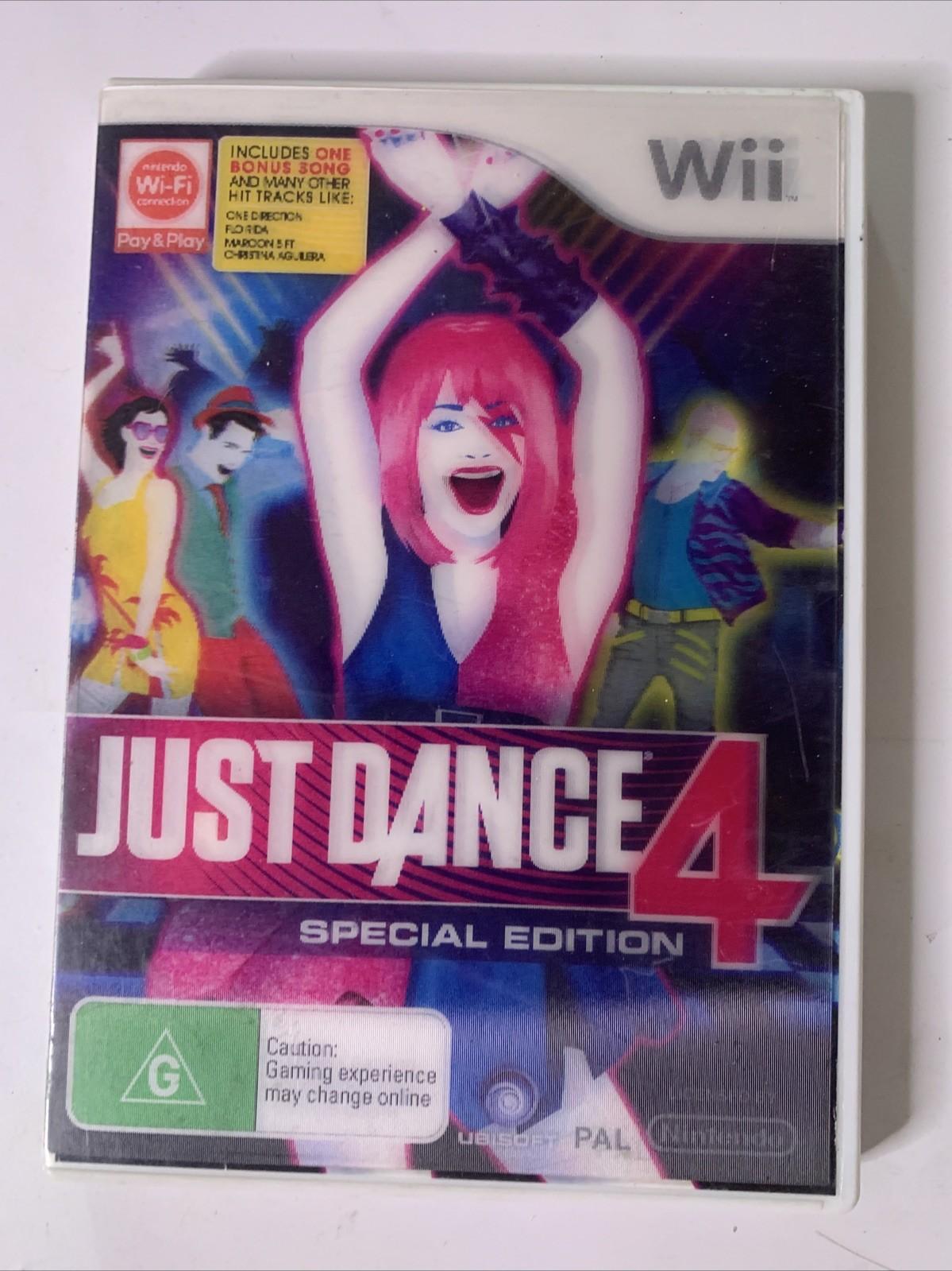 Just Dance 4 Special Edition Nintendo Wii PAL Game Complete