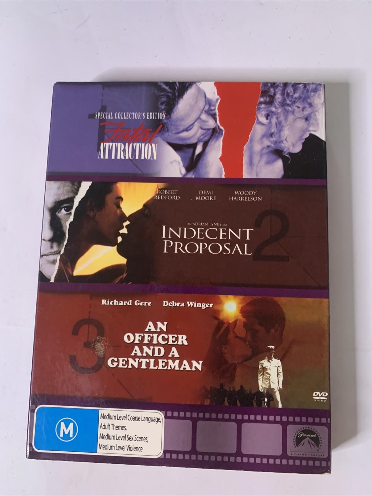 Fatal Attraction / Indecent Proposal / An Officer & A Gentleman (DVD) Region 4