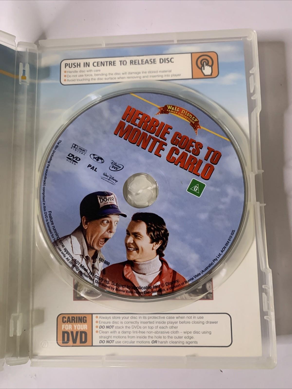 Herbie Goes To Monte Carlo (DVD, 1977) Don Knotts, Julie Sommers, Dean Jones