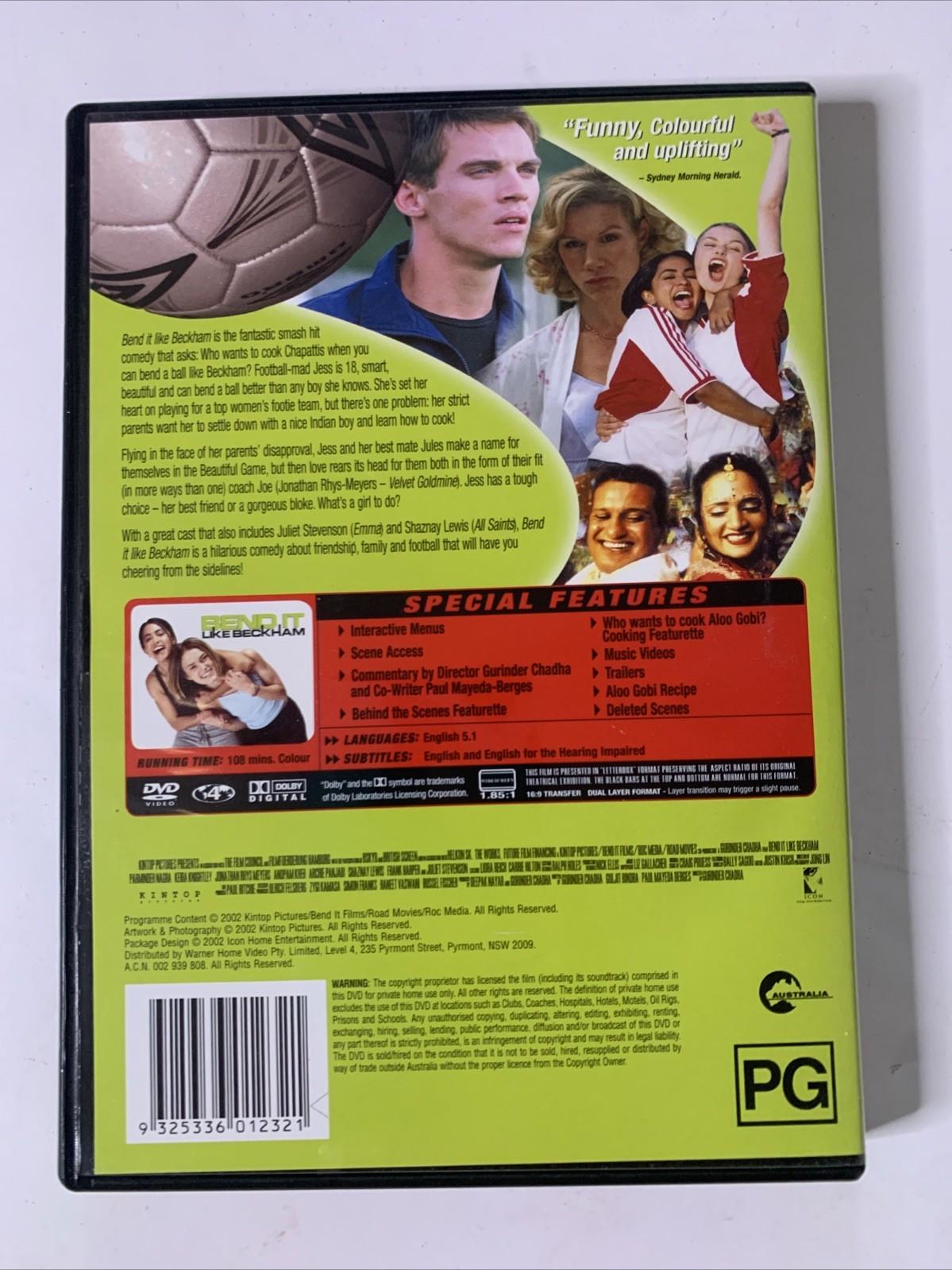 Bend It Like Beckham (DVD, 2002) Parminder Nagra, Keira Knightley  Region 4