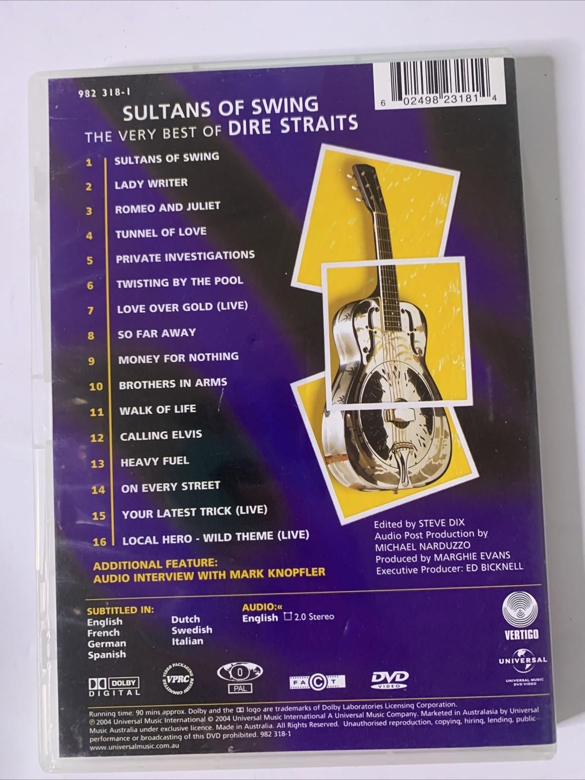 Sultans Of Swing - The Very Best Of Dire Straits (DVD, 2004) All Regions