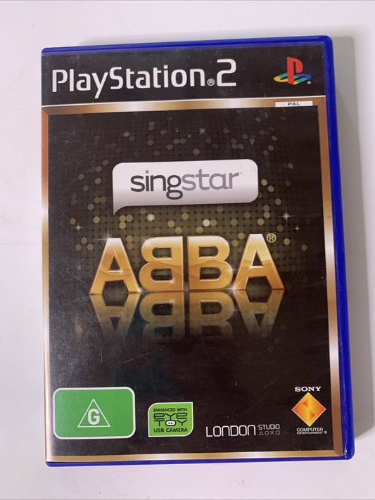 Sing Star ABBA PS2 PlayStation 2 PAL Karaoke Game