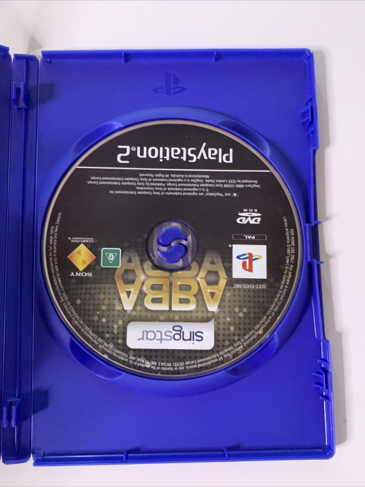 Sing Star ABBA PS2 PlayStation 2 PAL Karaoke Game
