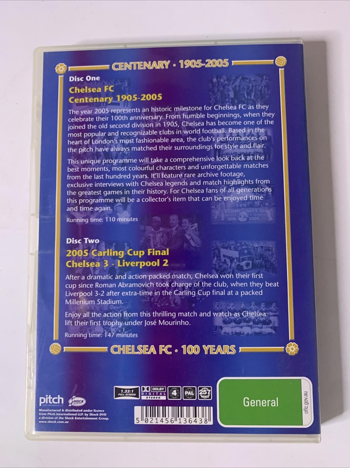 Chelsea Football Club: 100 Years Centenary (DVD, 2005) Region 4