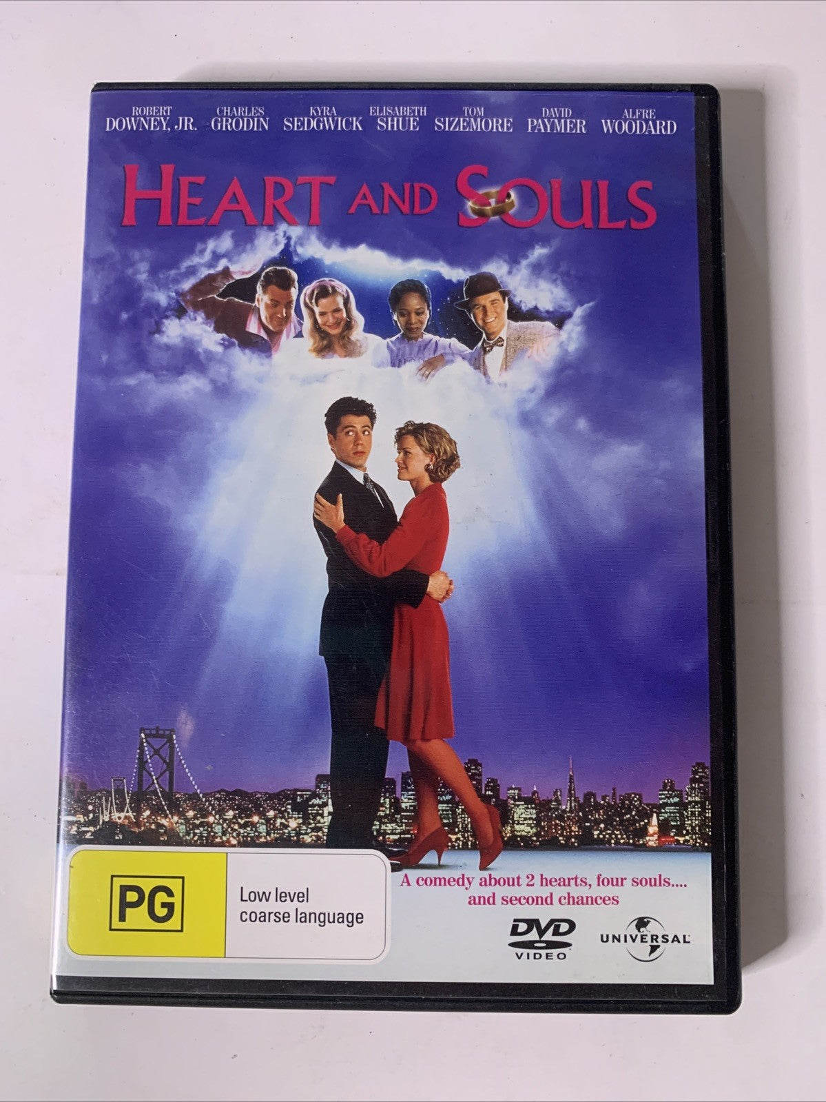 Heart And Souls (DVD, 1993) Robert Downey Jr, Elisabeth Shue  Region 4