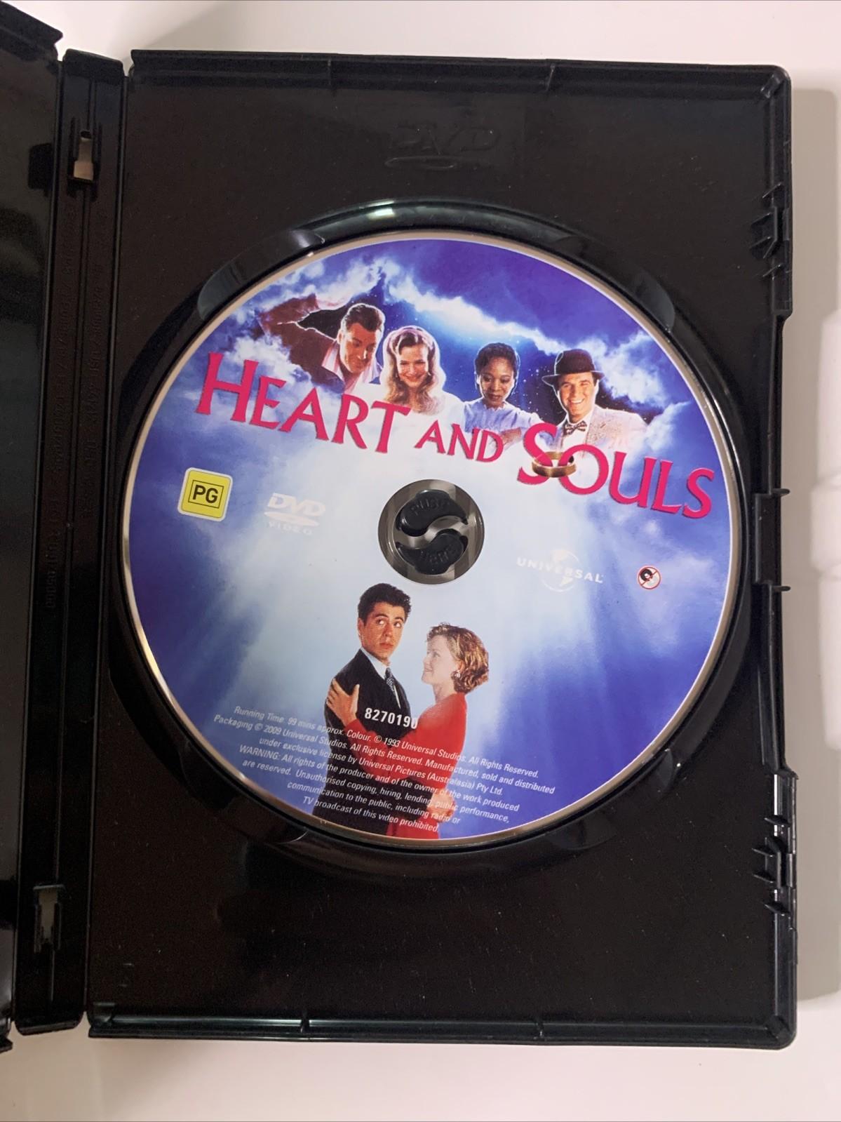 Heart And Souls (DVD, 1993) Robert Downey Jr, Elisabeth Shue  Region 4