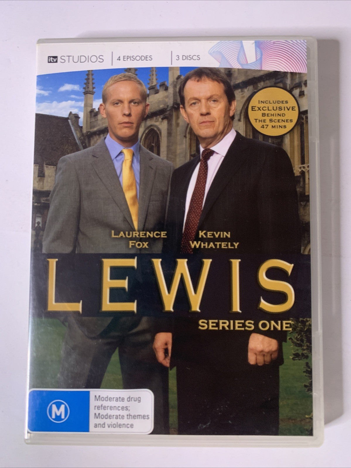 Lewis : Series 1 (DVD, 2007, 3-Discs) Kevin Whately, Laurence Fox Region 4