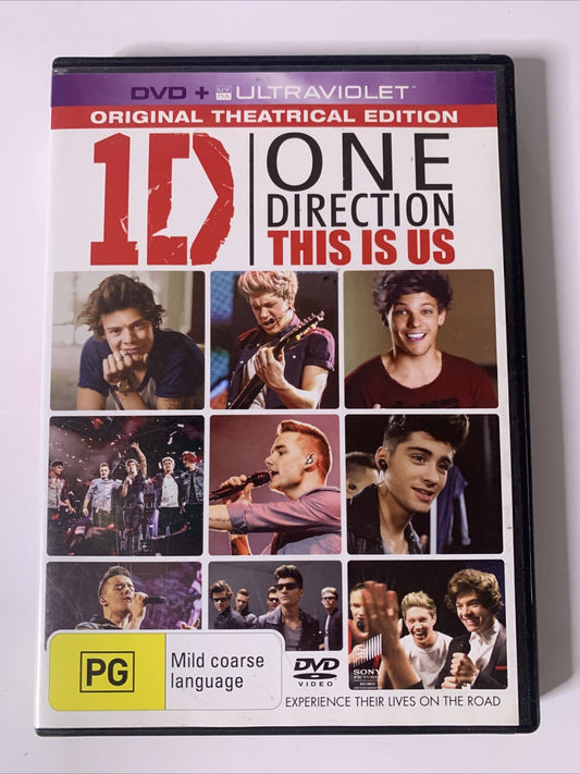 One Direction This Is Us (DVD, 2013) Region 4