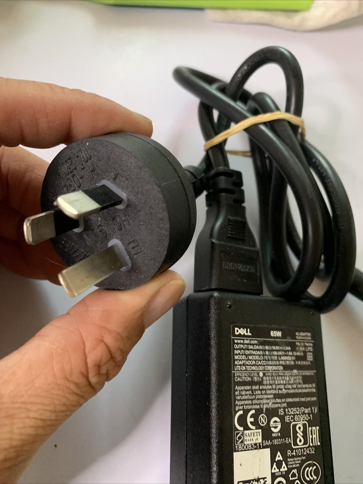 Genuine Dell LA65NS2-01 Laptop Power Supply Charger 19.5V 3.34a