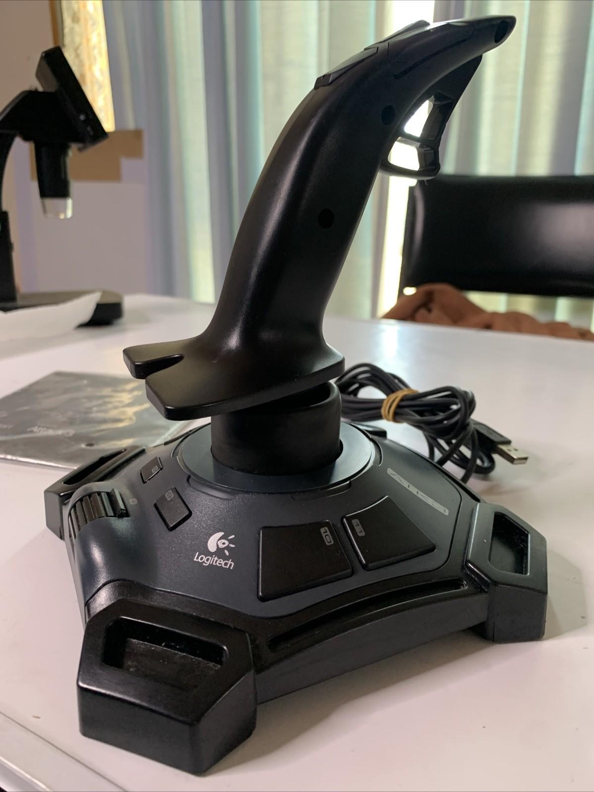 Logitech Attack 3 Flight Simulation Joystick Controller Programmable For PC USB