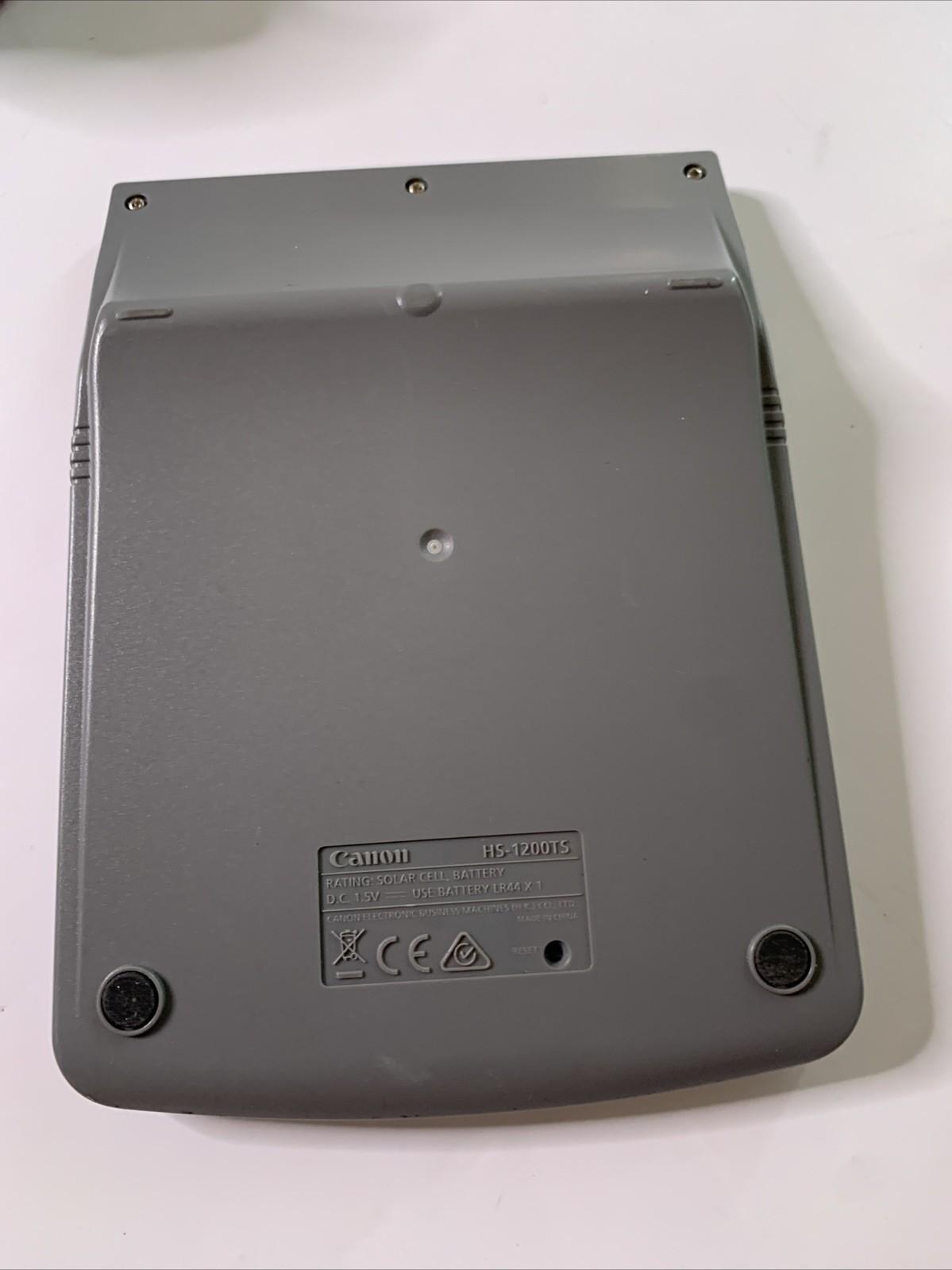 Canon LS-100TS 10 Digit Tax Solar & Battery Calculator