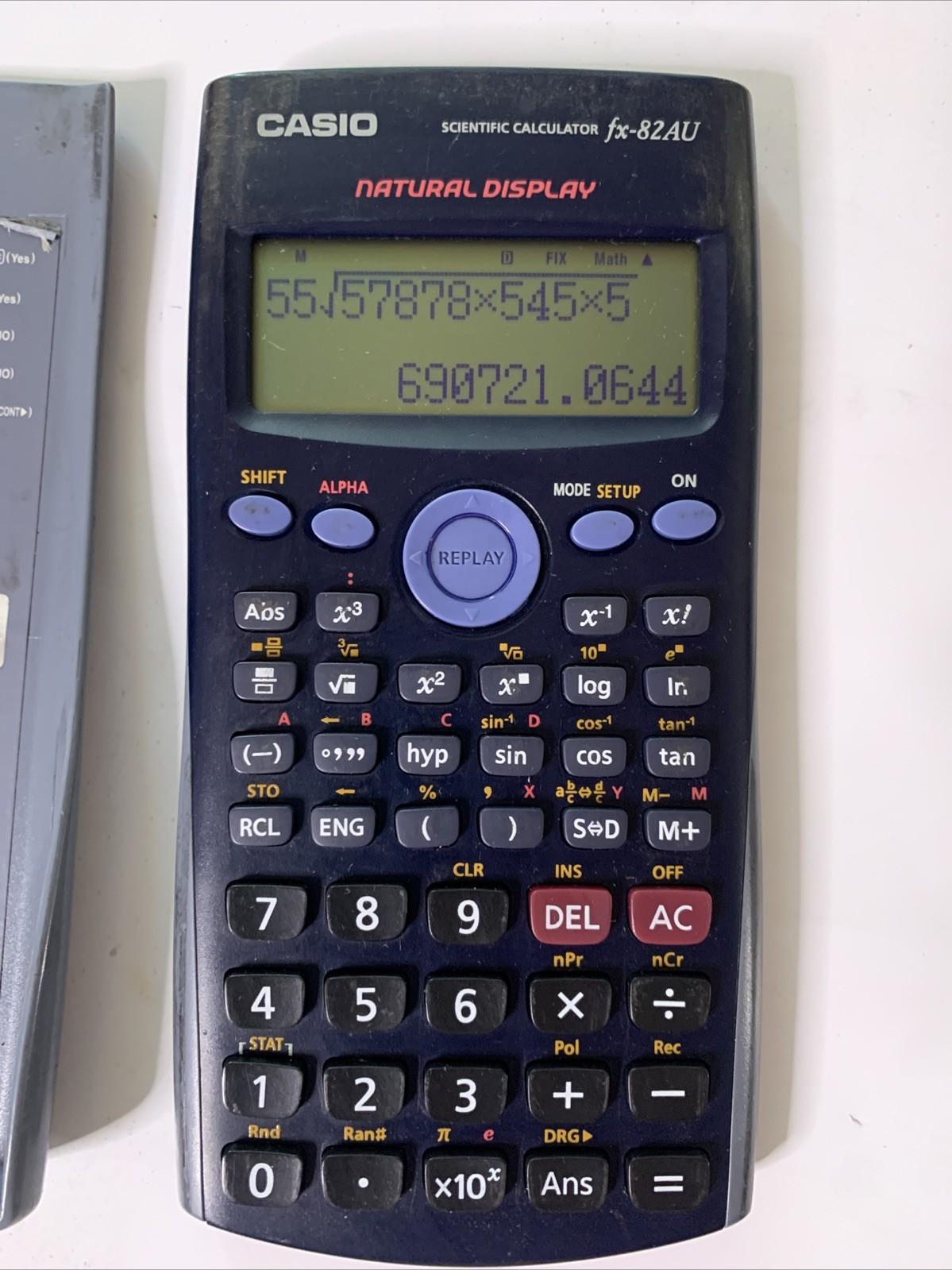 Casio Fx-82AU Scientific Calculator + Cover