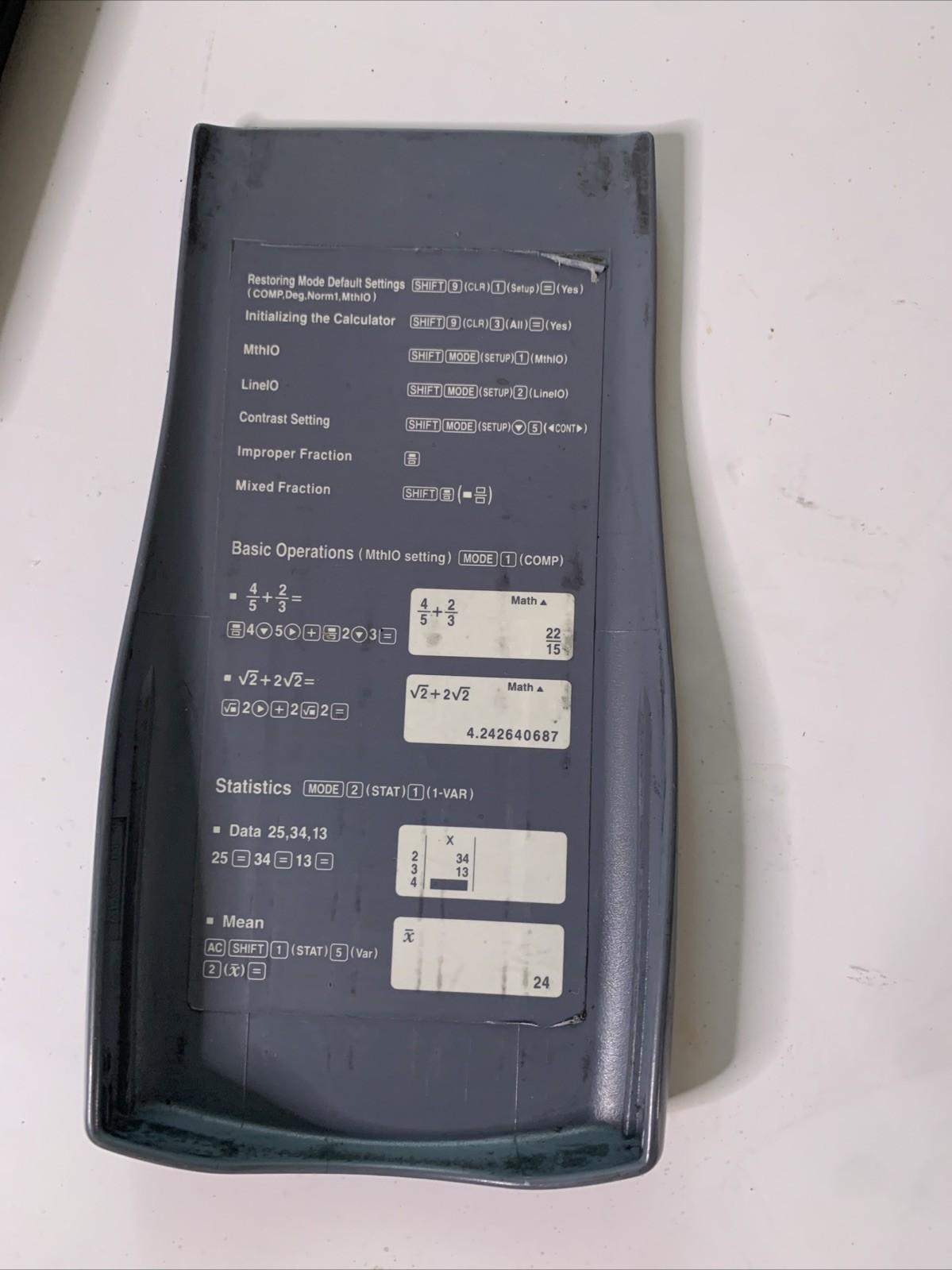 Casio Fx-82AU Scientific Calculator + Cover