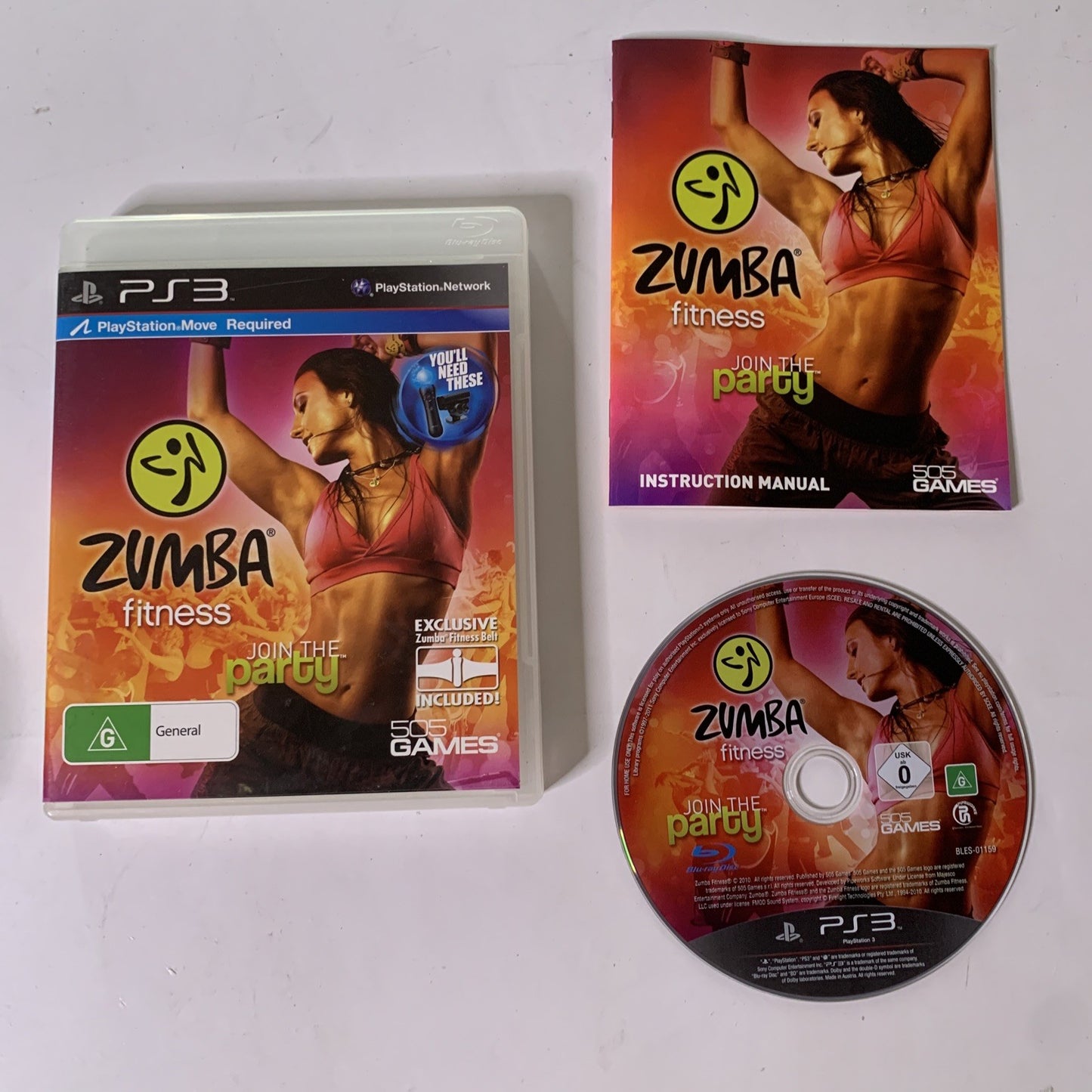 Zumba Fitness : Join The Party PS3 Sony PlayStation 3 Game
