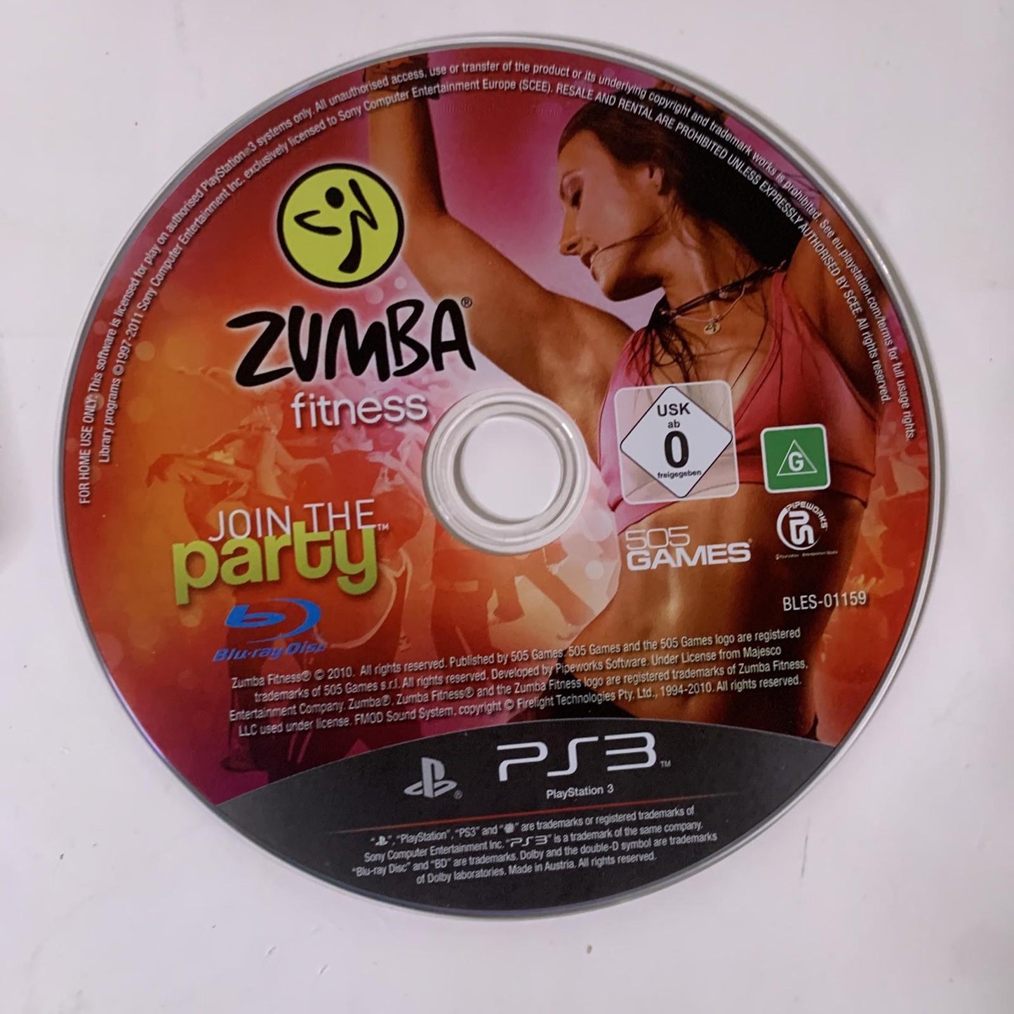 Zumba Fitness : Join The Party PS3 Sony PlayStation 3 Game