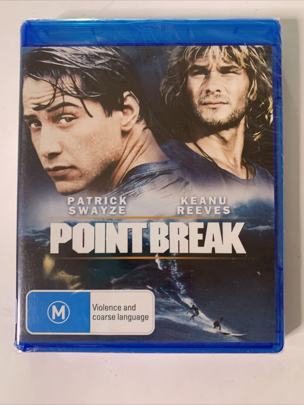 Point Break (Blu-ray, 1991) Patrick Swayze, Keanu Reeves All Regions N ...
