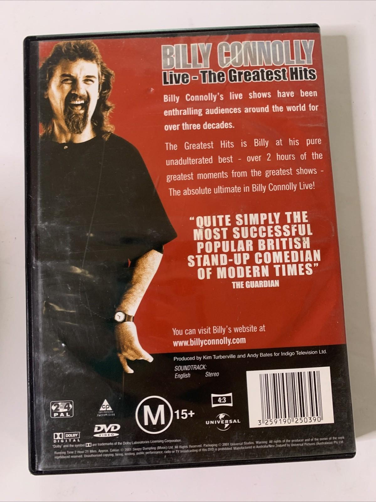 Billy Connolly Greatest Hits Live (DVD, 2001) Region 4 &2