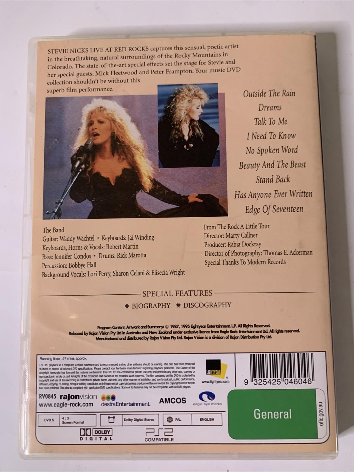 Stevie Nicks – Live At Red Rocks (DVD, 2007) All Regions