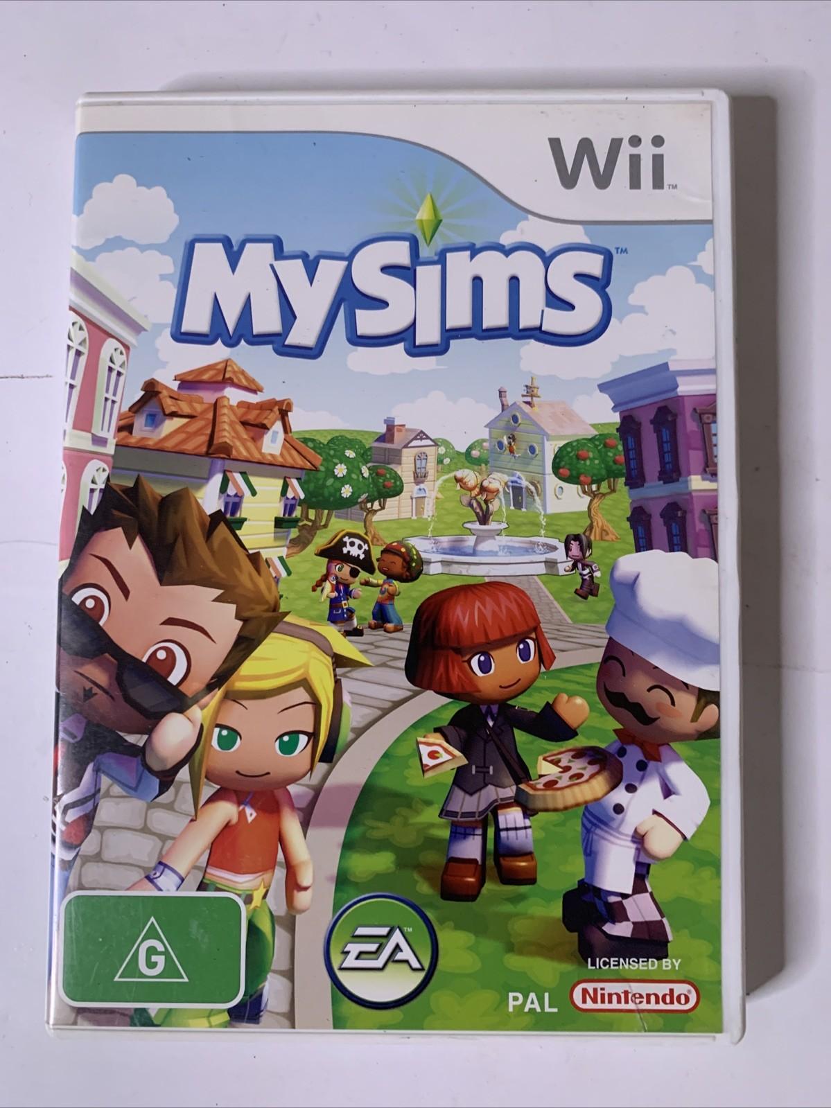 MySims Nintendo Wii PAL 2007 Game Complete