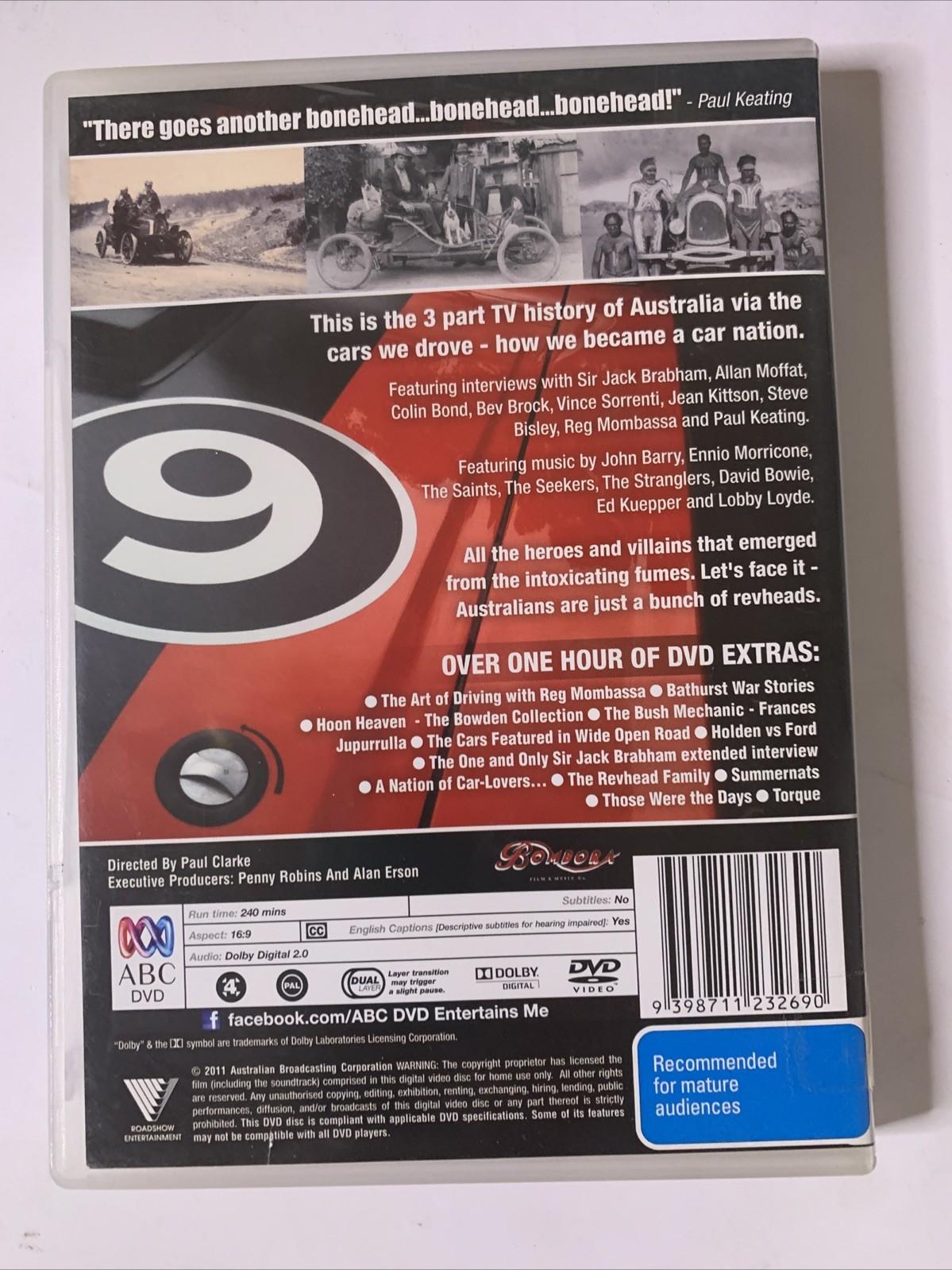 Wide Open Road: The Story Of Cars In Australia (DVD, 2010, 2-Disc) Region 4