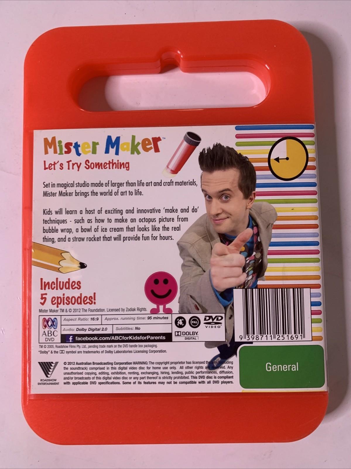 Mister Maker: Let's Try Something (DVD, 2011) ABC Region 4