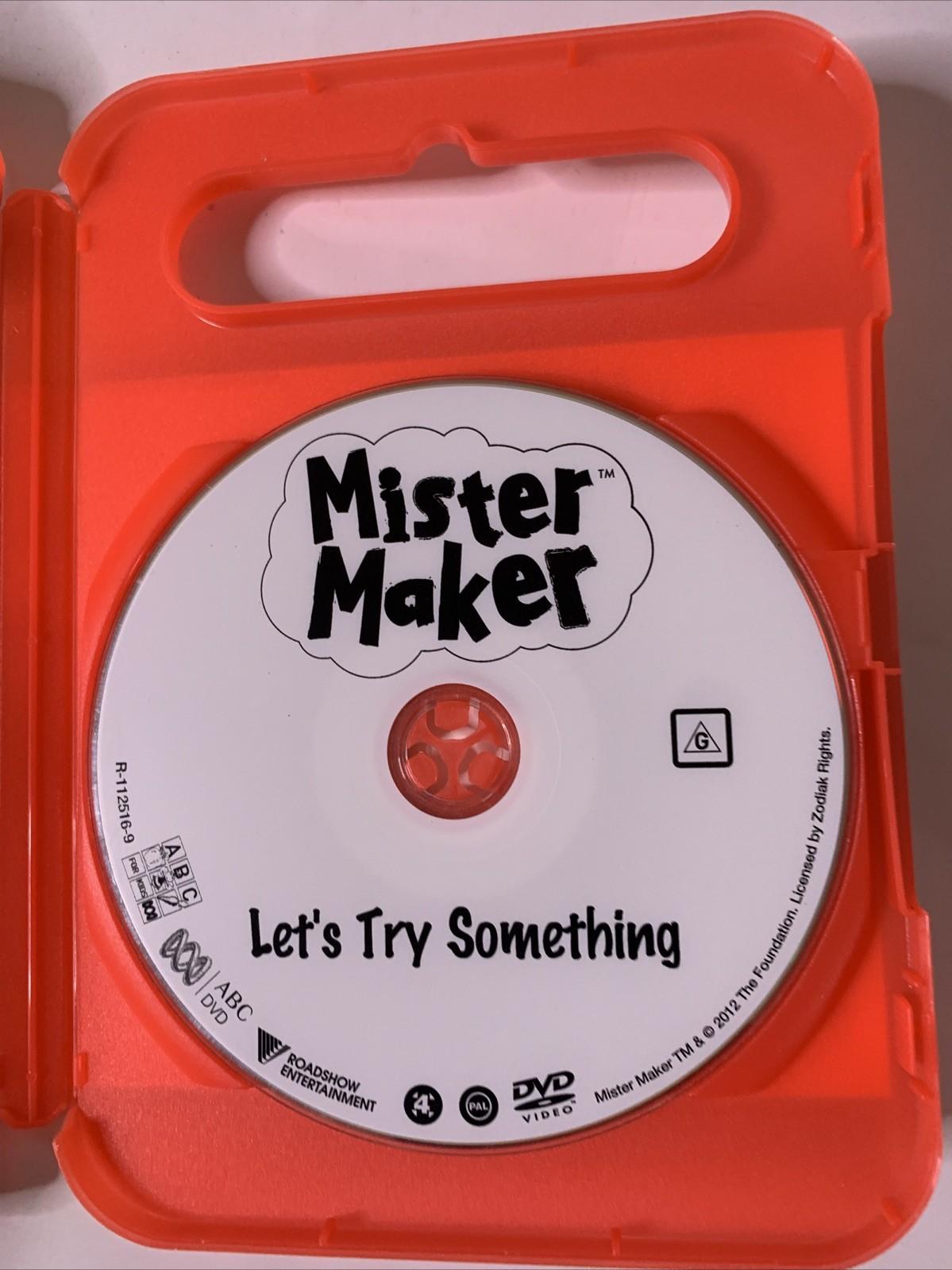 Mister Maker: Let's Try Something (DVD, 2011) ABC Region 4