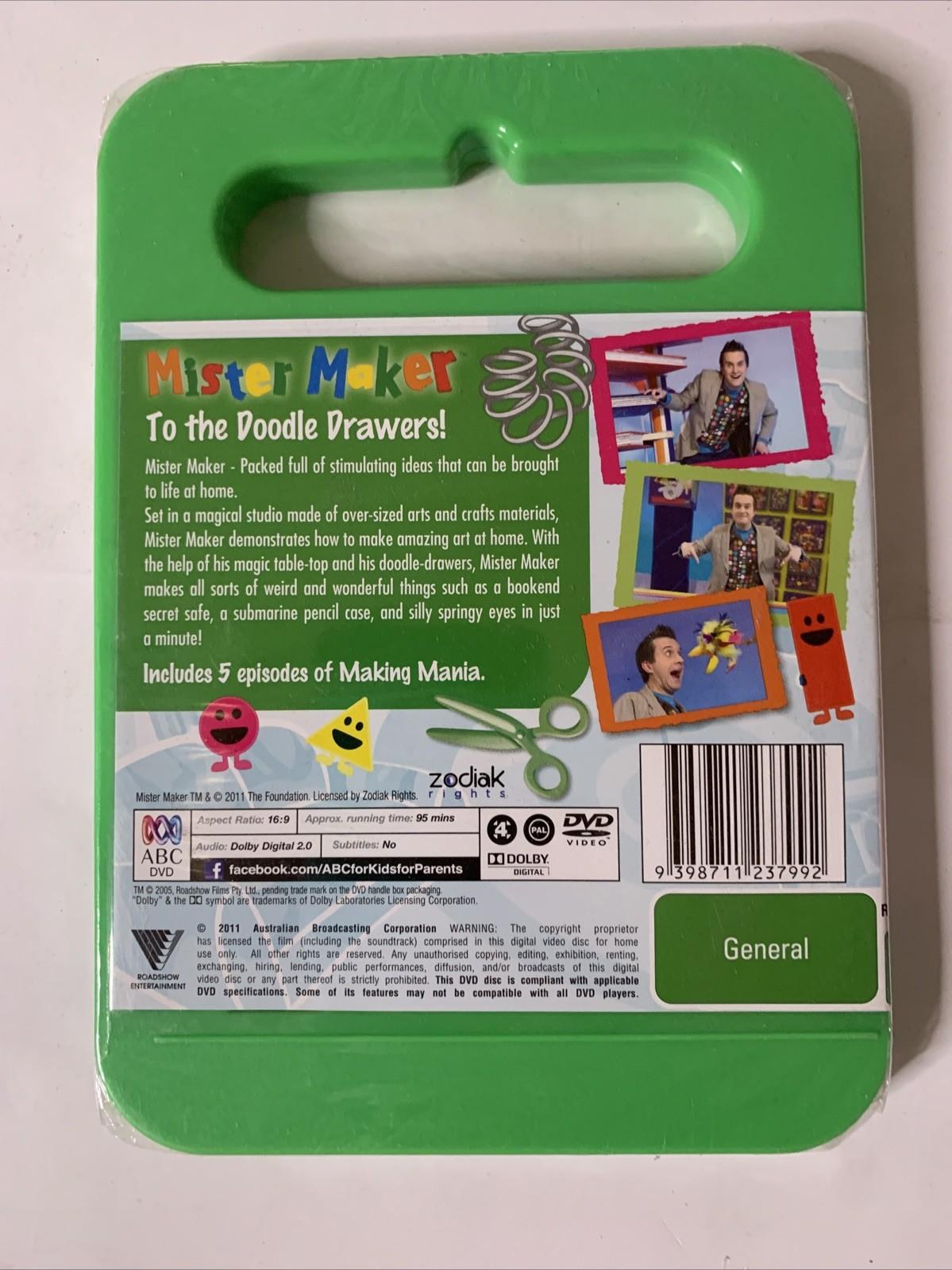 Abc Region Mister Maker: To The Doodle Drawers (DVD, 2011) ABC Region 4 NEW ...