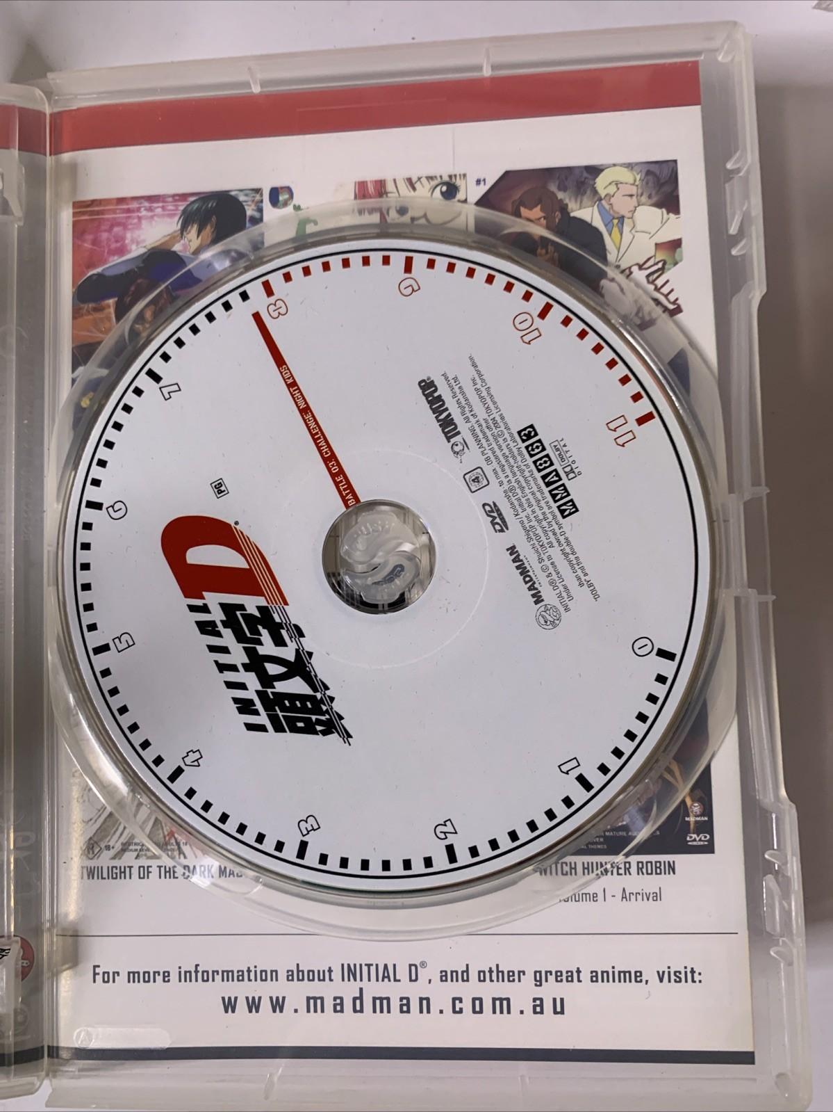 Initial D: Battle 03 Challenge Night Kids (DVD, 1999) Anime Region 4