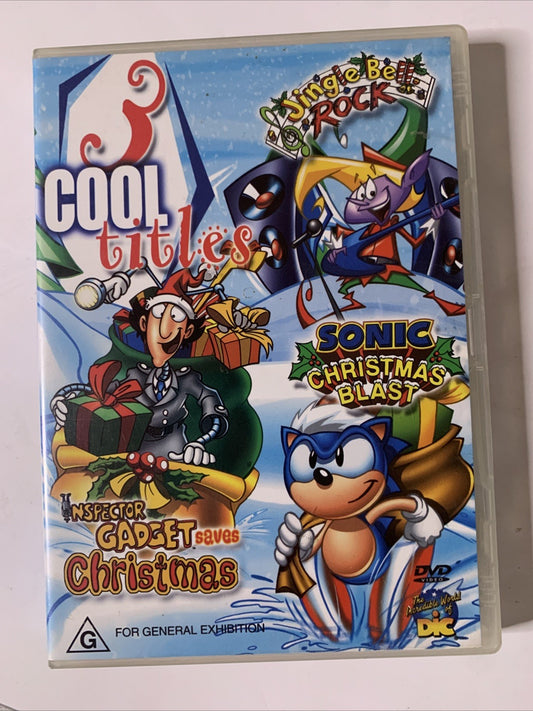 Jingle Bell Rock / Sonic Christmas Blast / Inspector Gadget (DVD) Region 4