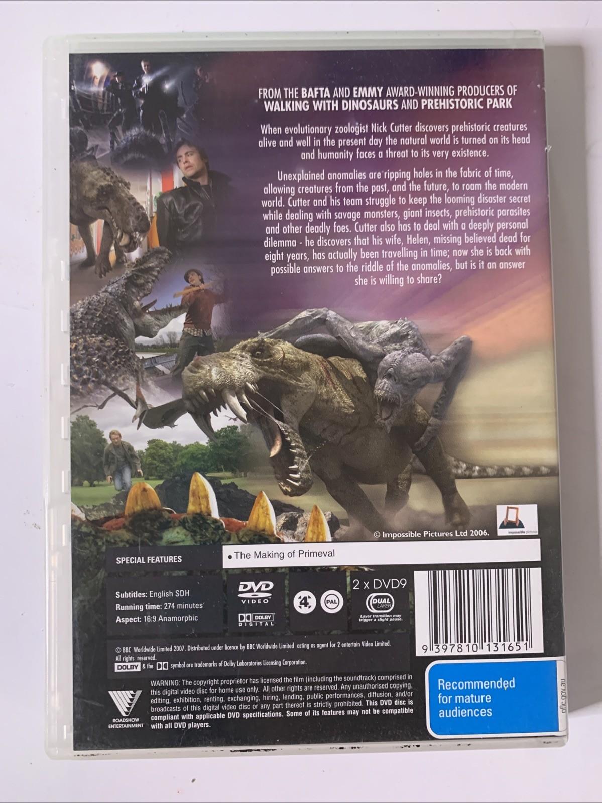 Primeval : Series 1 (DVD, 2007, 2-Discs) Region 4