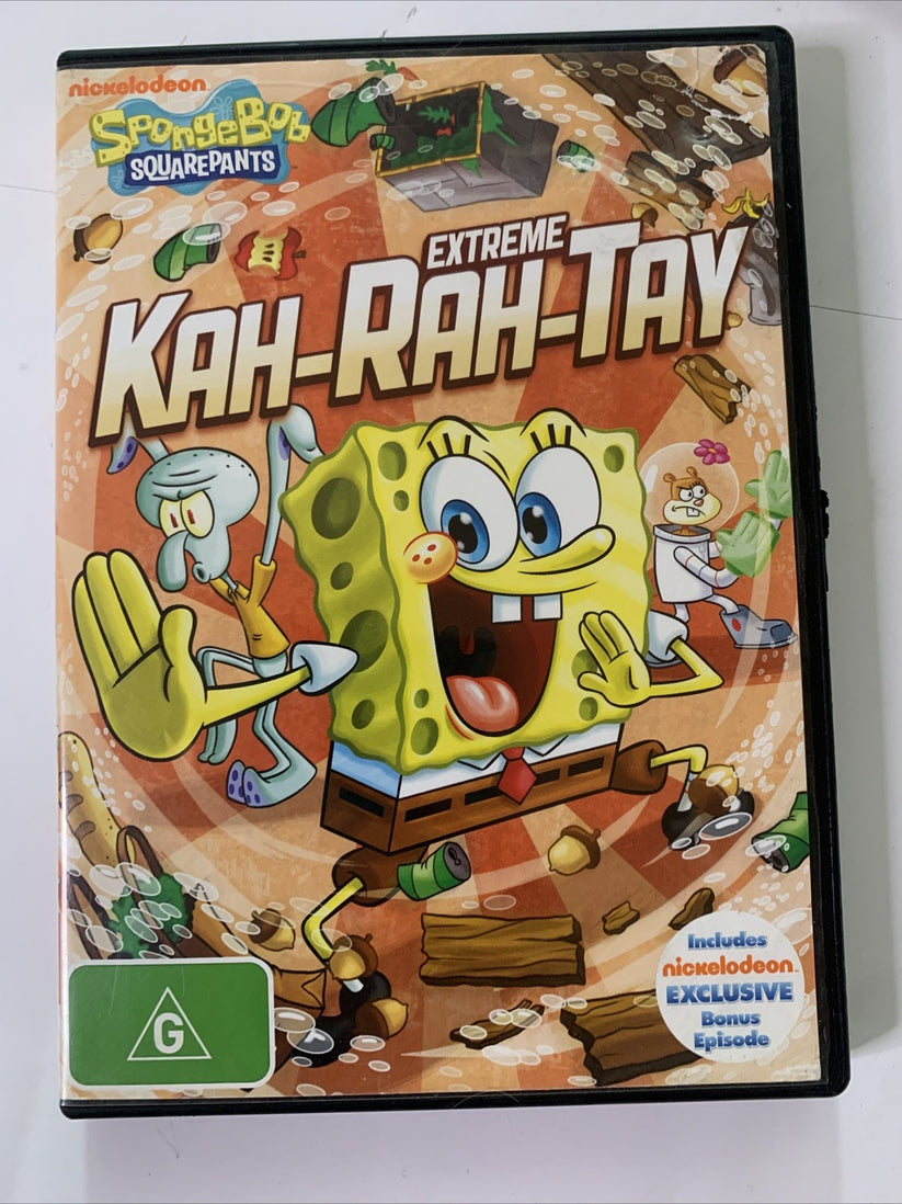 SpongeBob SquarePants Extreme Kah Rah Tay DVD 2013 Animation Regi spongebob-squarepants-extreme-kah-rah-tay-dvd-2013-animation-regi