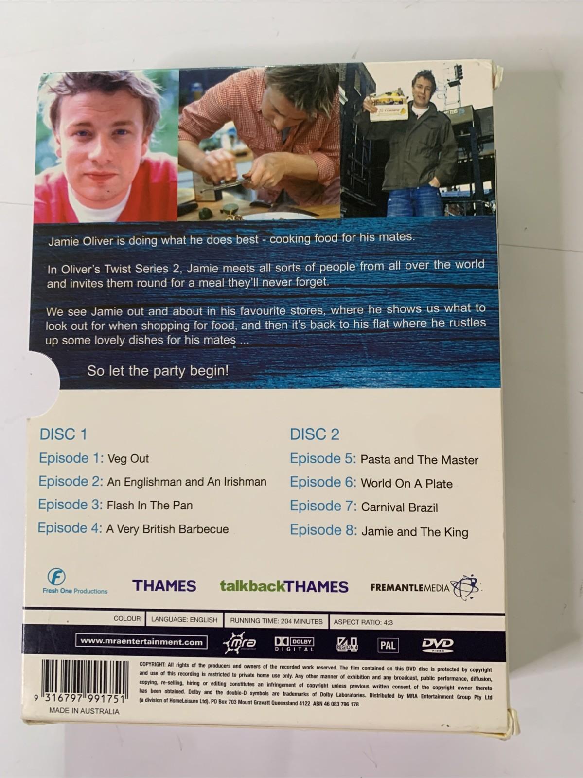 Oliver's Twist : Series 2 : Volume 1 (DVD, 2003) Jamie Oliver Region 4