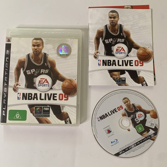 NBA Live 09 PS3 Sony PlayStation 3 Basketball Game Complete