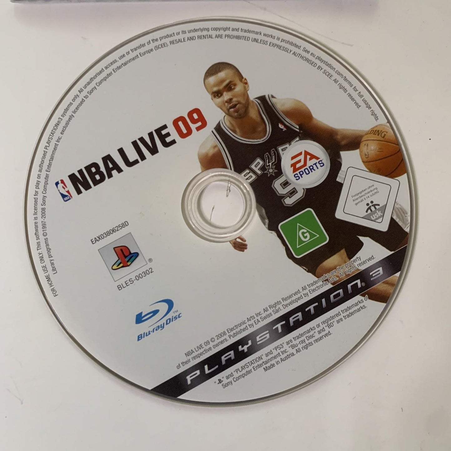 NBA Live 09 PS3 Sony PlayStation 3 Basketball Game Complete