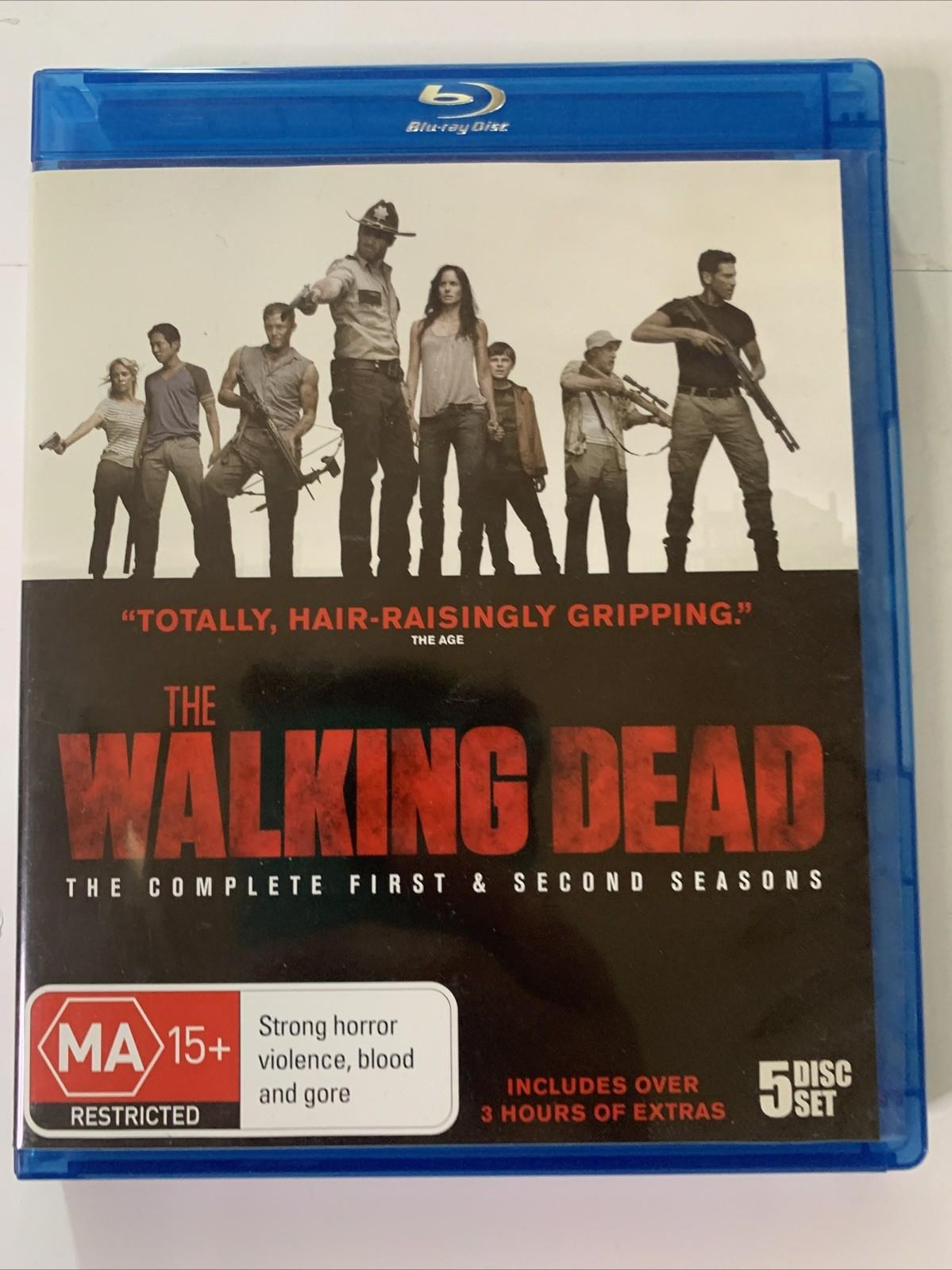 The Walking Dead : Season 1-2 (Collector's Edition, Blu-ray, 5-Discs) Region B