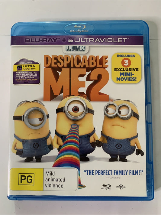Despicable Me 2 (Blu-ray, 2013) Animated Film All Regions