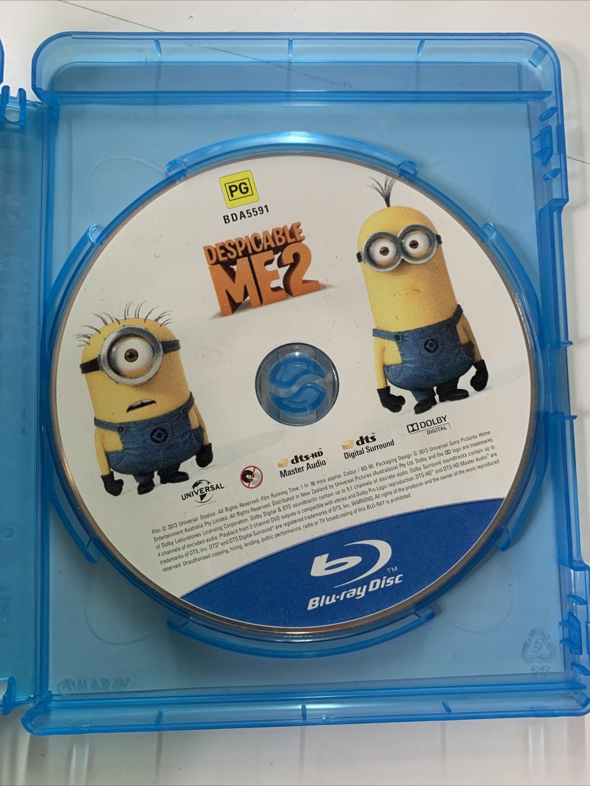 Despicable Me 2 (Blu-ray, 2013) Animated Film All Regions
