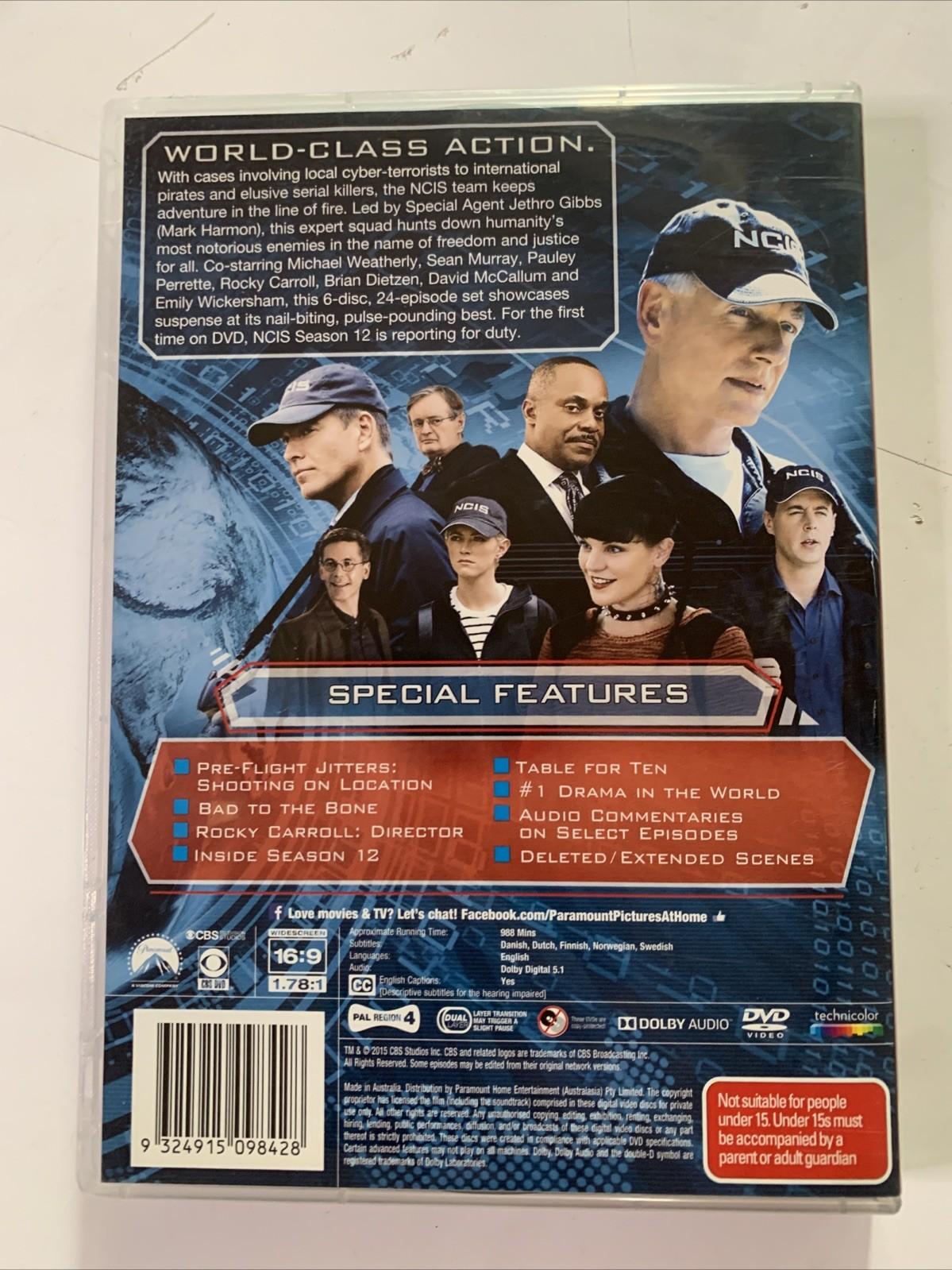 NCIS : Season 12 (DVD, 2014, 6-Discs) Region 4