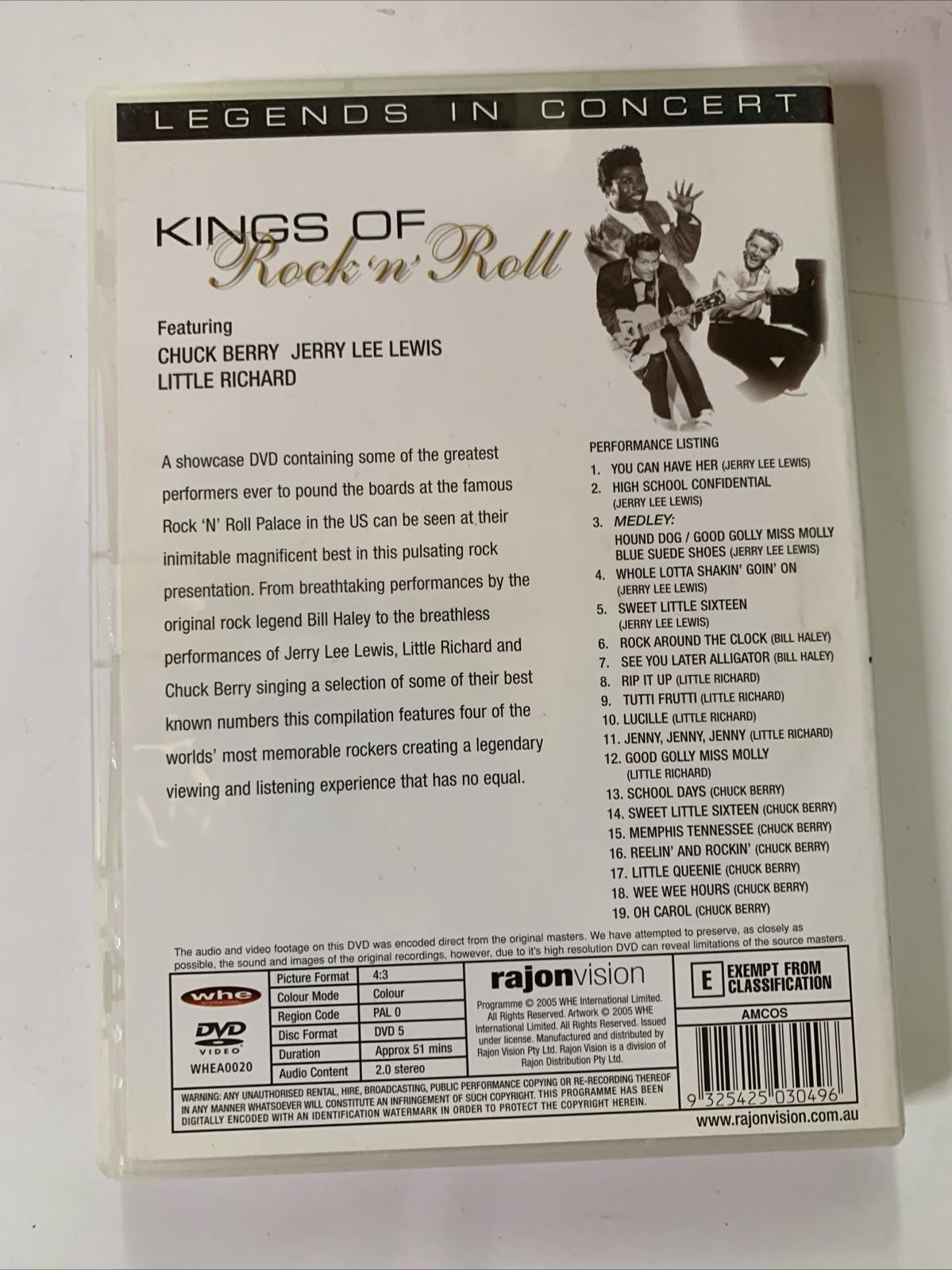 Legends In Concert: Kings of Rock N Roll (DVD) All Regions