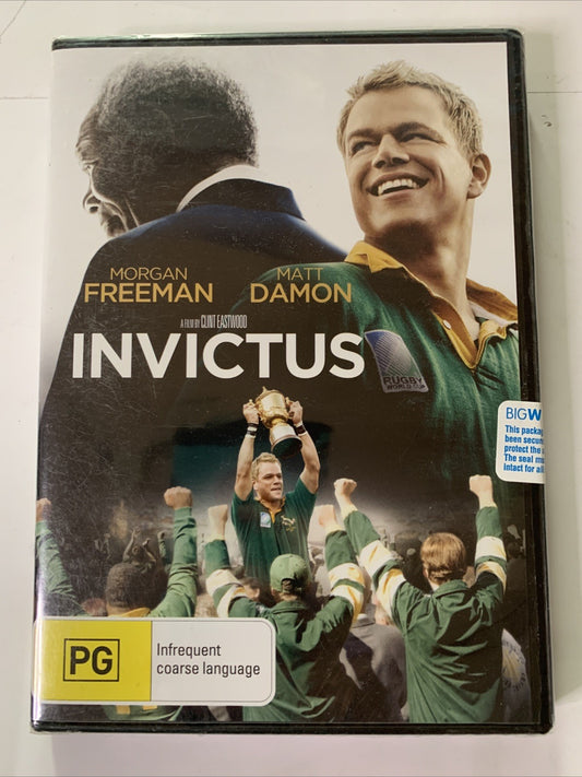 Invictus (DVD, 2009) Morgan Freeman, Matt Damon Region 4 NEW