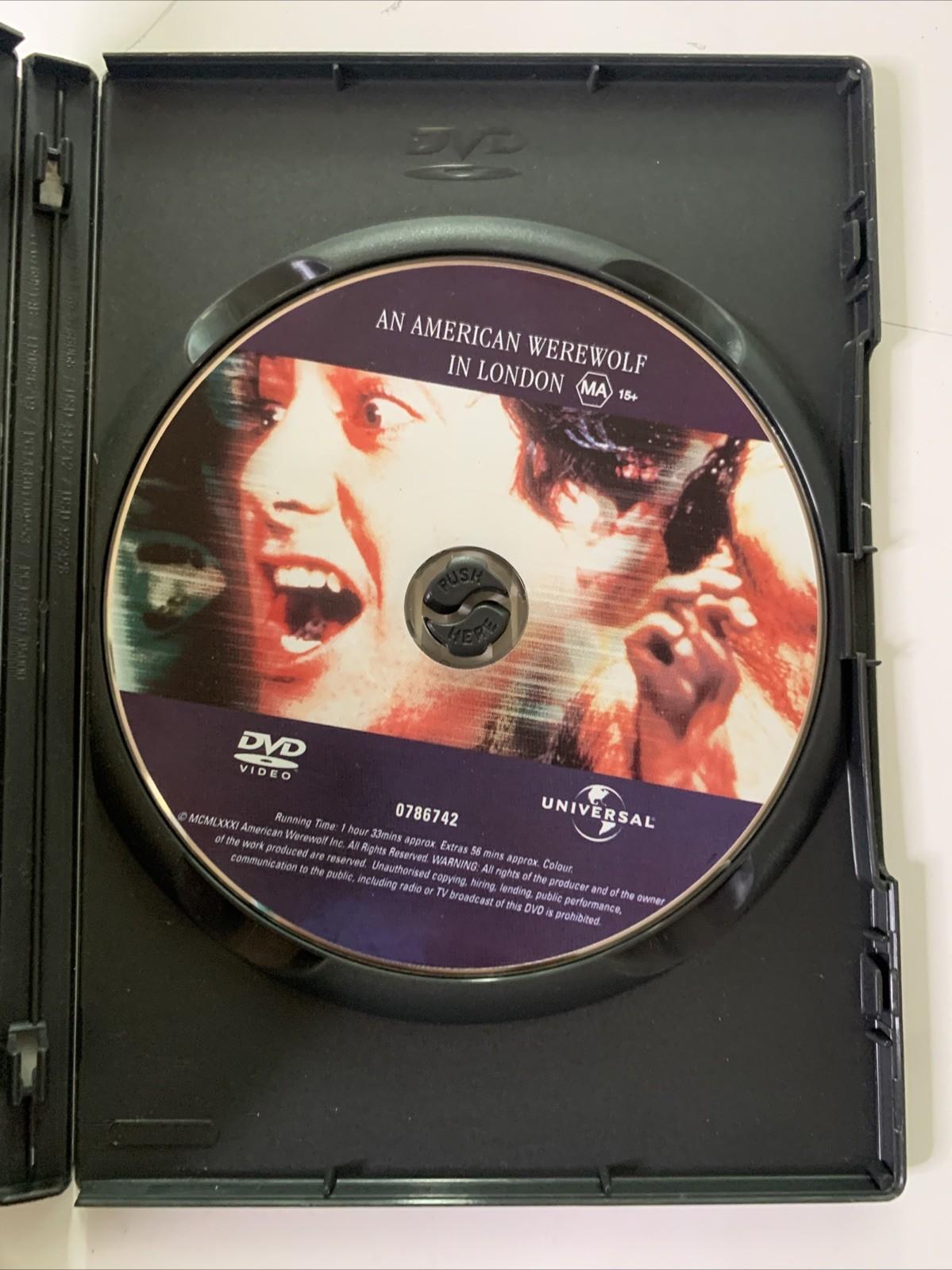 An American Werewolf In London (DVD, 1981) David Naughton  Region 4 &2