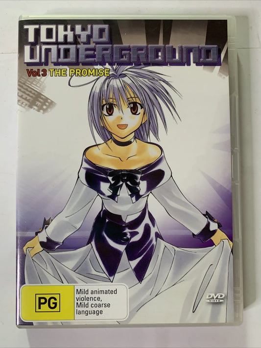 Tokyo Underground : The Promise Vol 3 (DVD, 2004) Anime Region 4 NEW Sealed